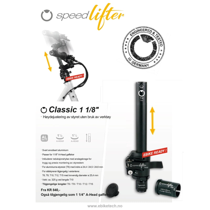 Speed Lifter QR Hight Adjusting Headstem