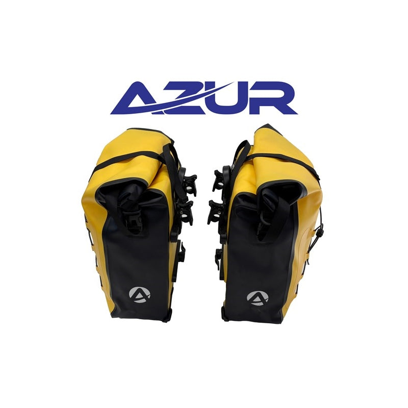 Azur Touring Pannier Set Yellow