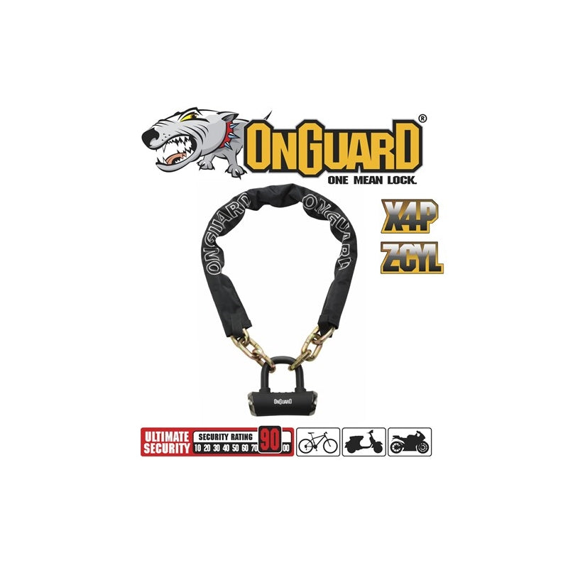 On Guard Mastiff Key Chain Lock 110X10MM