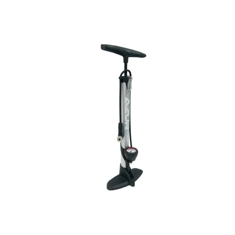 Azur Floor Pump Smart Valve Silver