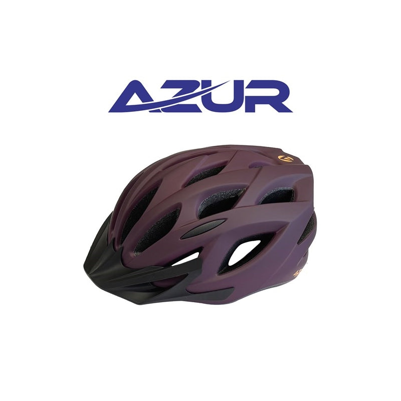 azur bike helmet L61 Plum 55-59CM Medium/large – Ray's Bicycles Brunswick Azur Cars Kids Bike Helmet