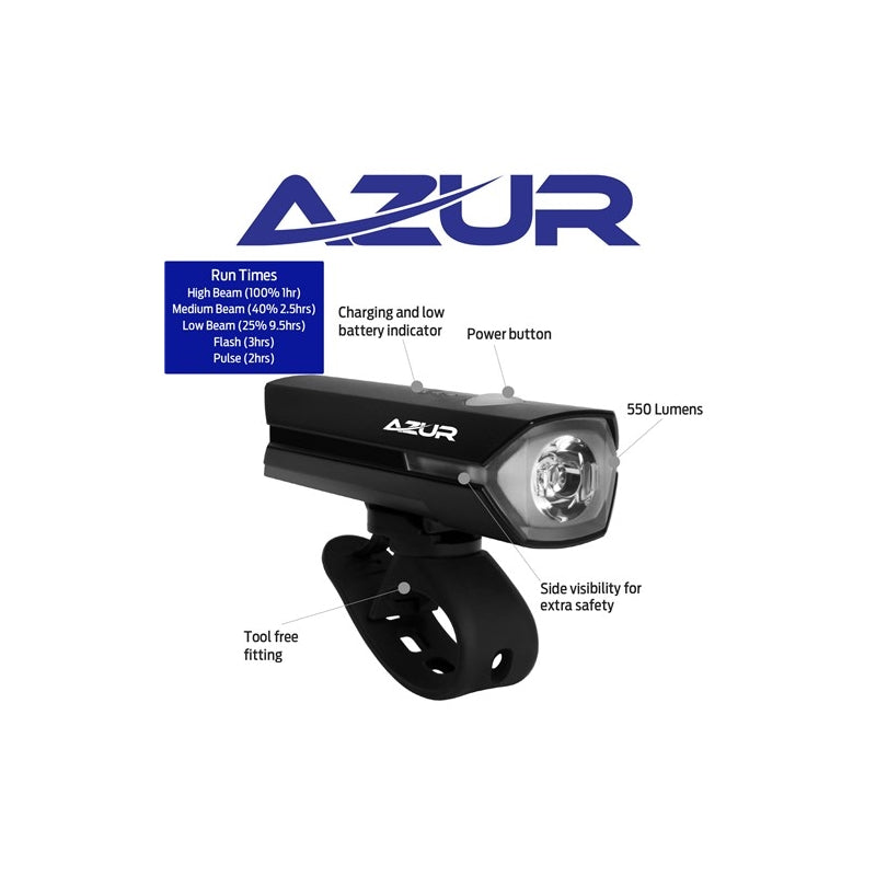 Azur Ursa Headlight 550 Lumen