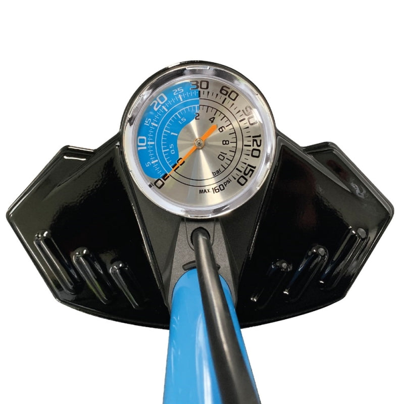 Azur Dual Scale Floor Pump