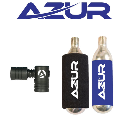 Azur CO2 Regulator Set 2 25G Cartridges