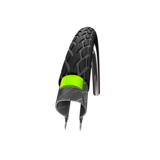 Schwalbe Marathon 27.5 X 2.15INCH (55-584) Greenguard Reflective Sidewall
