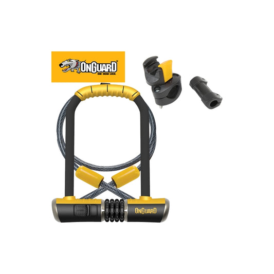 On Guard U-lock DT Bulldog Combo 11.5CM X 23CM With Cable 120CM X 10MM