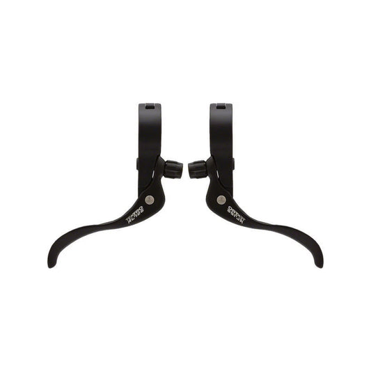 Brake Levers - Tektro Inline Brake Levers 31.8MM Clamp For Road & Cyclo X Bikes Alloy Hinged Silver