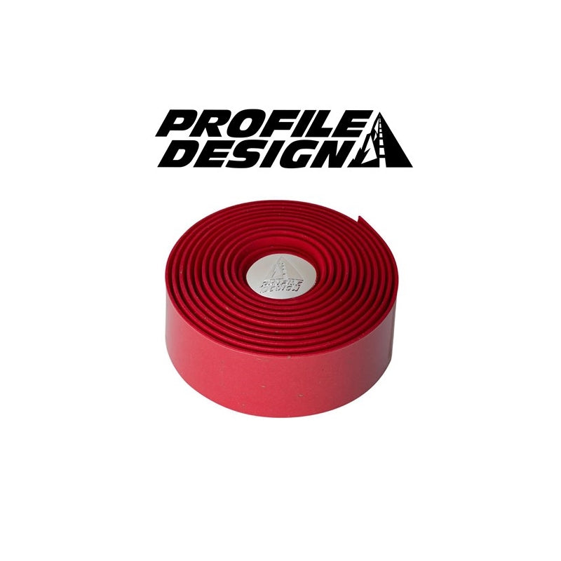Profile Design Cork Handlebar Tape - Red