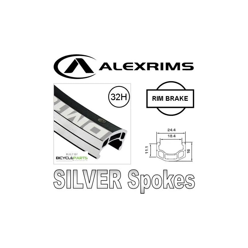 Bikelane Wheel 700C Alex DM18 32H Screw On Rear