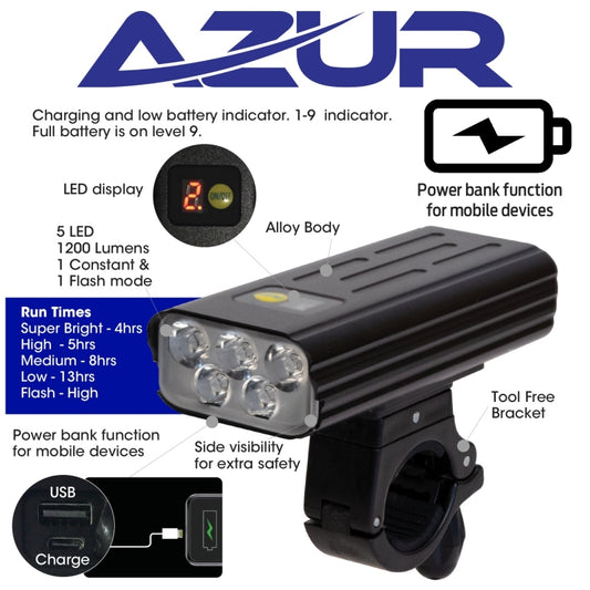 Azur Aurora Headlight 1200L