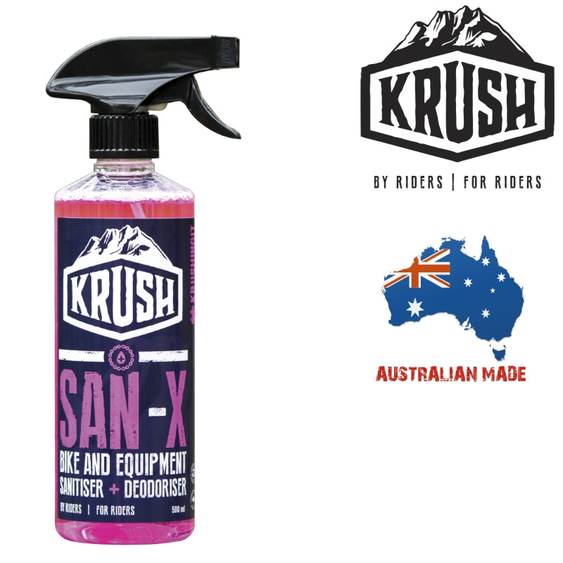 Krush San-x Bike And Equipment Sanitiser + Deodoriser