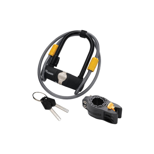 On Guard U-lock OG Mini X2P 90MM X 140MM With 120CM X 10MM Cable