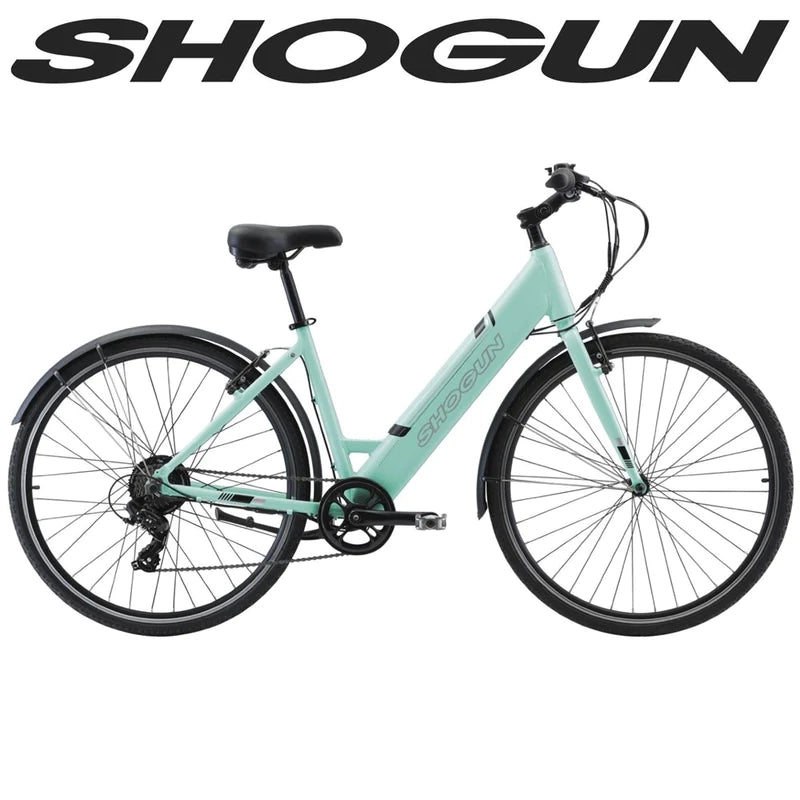 Shogun Shogun EB1 E-bike 42CM Step Through Aqua