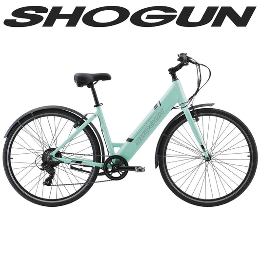 Shogun Shogun EB1 E-bike 42CM Step Through Aqua